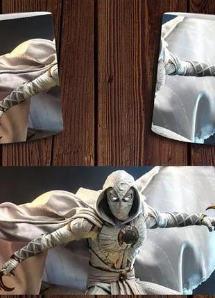 Чашка белая керамическая с принтом "місячний лицар" moon knight ост