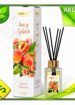 Ve аромадиффузор с палочками nowax new version juicy splash 90мл цветочный аромат для дома и офиса осв n6w_ver