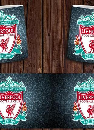 Чашка біла керамічна "фк ліверпуль" liverpool ост