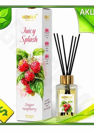Ve аромадиффузор с палочками nowax new version juicy splash 90мл для дома и офиса освежитель воздуха с n6w_ver