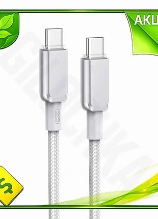 Ve кабель type-c to type-c new version 60w белый для зарядки смартфонов и ноутбуков быстрая зарядка и n6w_ver