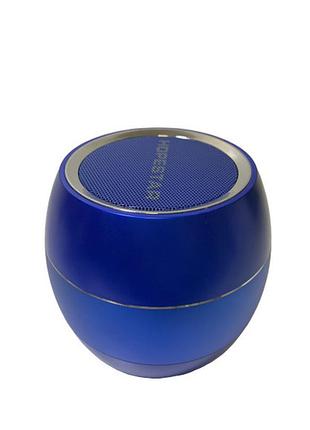 Bluetooth колонка в металлическом корпусе hopestar h30 (цвет синий) ost