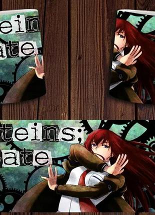 Чашка біла керамічна "врата штейна" steins;gate ост