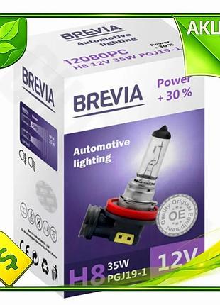 Ve галогеновая лампа brevia h8 new version 12v 35w для авто головное освещение фары замена штатных лам n6w_ver