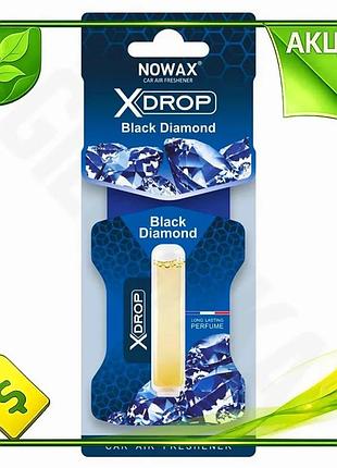 Ve ароматизатор воздуха nowax x new version drop black diamond с капсулой для автомобиля парфюмированн n6w_ver