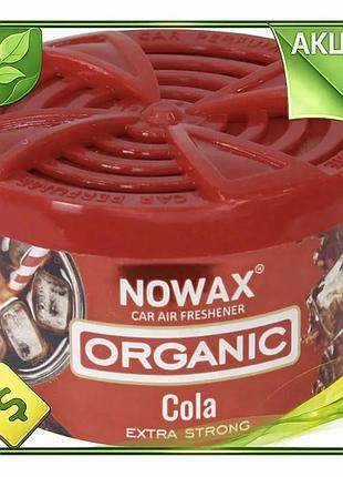 Ve ароматизатор воздуха nowax organic new version cola гелевый для автомобиля премиум парфюмированный n6w_ver