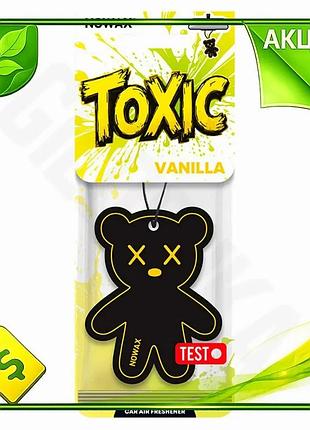 Ve ароматизатор nowax toxic ваниль new version для автомобиля и помещений освежитель воздуха с нежным n6w_ver