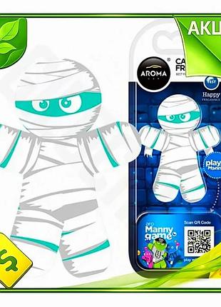 Ve ароматизатор aroma car manny new version mummy для авто с запахом ванили и корицы фигурка мумии n6w_ver