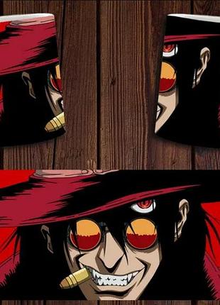 Чашка біла керамічна "хеллсинг" hellsing ост