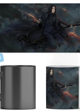 Чашка хамелеон christmas series harry potter severus snape гаррі поттер северус снігг ост