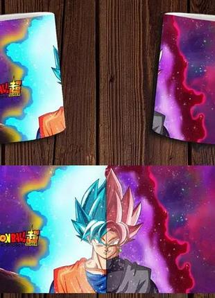 Чашка біла керамічна "dragon ball" перли дракона ост