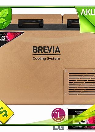 Ve холодильник автомобільний brevia 39л new version компресор lg двокамерний для подорожей та кемпінгу n6w_ver
