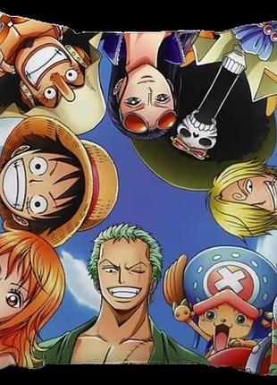 Подушка ван пис one piece 40*40 см (1) abc