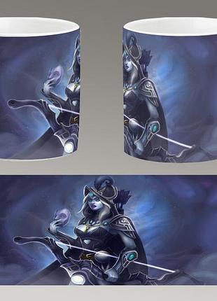 Чашка белая керамическая "dota 2" дота 2 ост