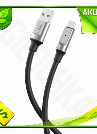 Ve кабель usb lightning xo new version liquid silicone 1м для зарядки и передачи данных черный быстрая n6w_ver