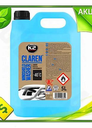 Ve очищувач скла k2 зимовий new version концентрат -40°c 5л для автомобіля n6w_ver