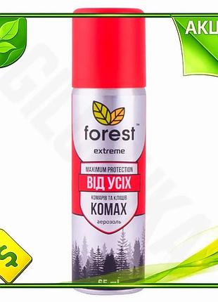 Ve спрей-репелент forest extreme 65мл new version аерозоль від комах для захисту від кліщів та комарів n6w_ver