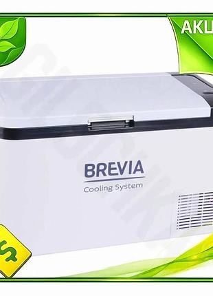 Ve холодильник автомобильный brevia 25л new version компрессорный белый для путешествий и кемпинга охл n6w_ver