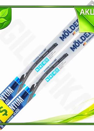 Ve комплект щеток стеклоочистителей molder new version quantum гибридные для ford edge 2014 700мм 2шт n6w_ver