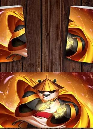 Чашка біла керамічна "кунг-фу панда" kung fu panda ost