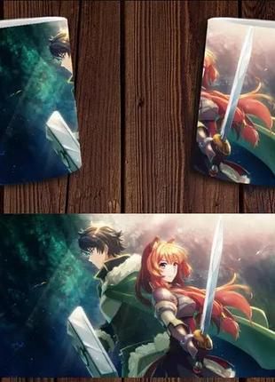 Чашка белая керамическая "восхождение героя щита" the rising of the shield hero ост
