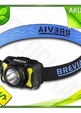 Ve ліхтар налобний brevia 600lm new version 3w cree xpg cob для туристів та рибалок з червоним світлом n6w_ver