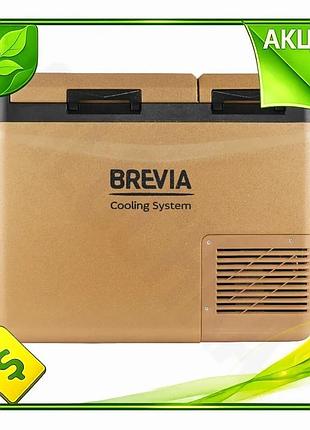 Ve холодильник автомобильный brevia двухкамерный new version 39л компрессорный для путешествий и кемпи n6w_ver