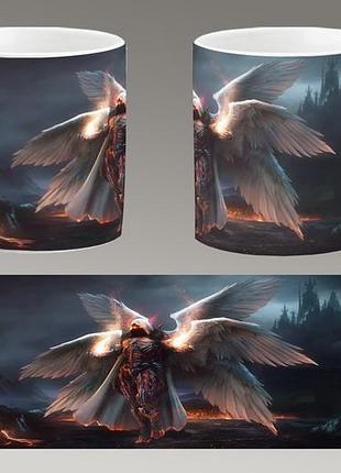 Чашка белая керамическая "diablo 4" диабло ост