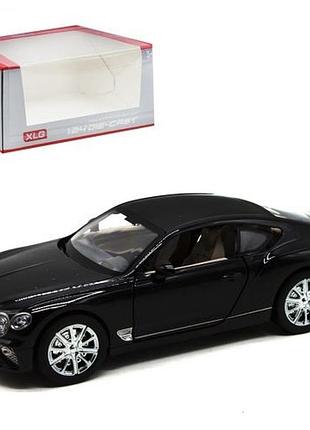 Машина металлическая xlg bentley continental gt черный модель в масштабе 1:24 ост