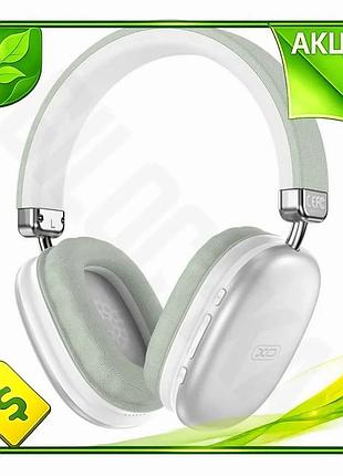 Ve бездротові навушники xo срібні new version з bluetooth для музики та дзвінків блютуз навушники n6w_ver
