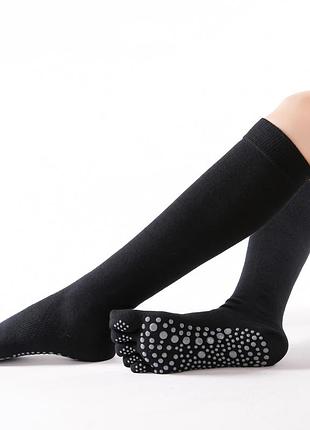 Панчохи для йоги чорні 36-40 ост yoga socks