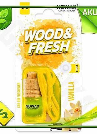 Ve ароматизатор повітря nowax woodfresh new version ваніль для автомобіля будинку офісу підвісний осві n6w_ver