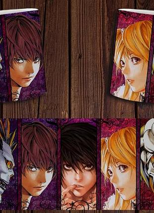 Чашка біла керамічна "тетрадь смерті" death note ост