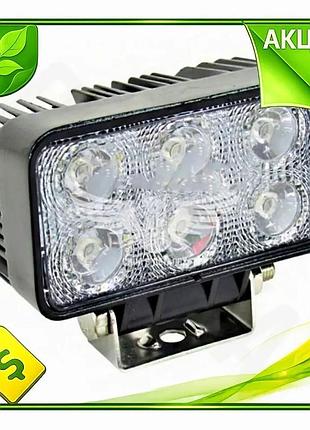 Ve светодиодная фара brevia 18w new version 1320lm белая flood для автомобилей и мотоциклов освещение n6w_ver