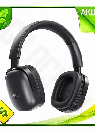 Ve бездротові навушники xo чорні new version з bluetooth та aux для музики та дзвінків блютуз гарнітур n6w_ver
