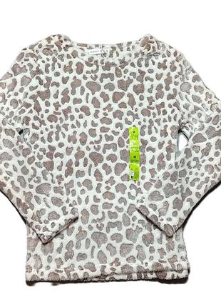 Мягкий плюшевый свитшот primark fleece для дома и сна коричневый