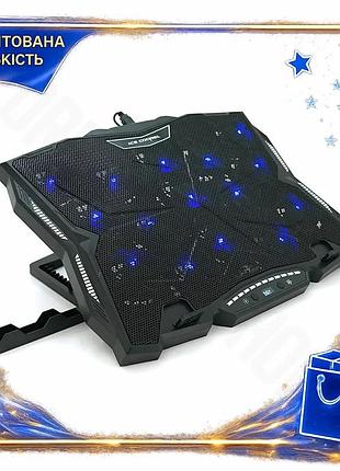 Dm підставка для ноутбука специфікація 2.2 icecoorel з вентиляторами 10-17 дюймів для охолодження комп spe|lz