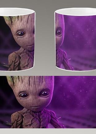 Чашка белая керамическая "грут" groot abc