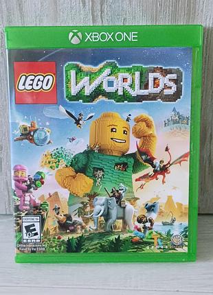 Диск з грою lego worlds до xbox one / російська версія
