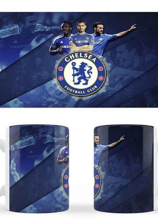 Чашка біла керамічна челсі (chelsea football club) abc