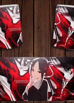 Чашка белая керамическая с принтом аниме "kaguya sama: love is war" пані кагуя: у коханні як на війні abc
