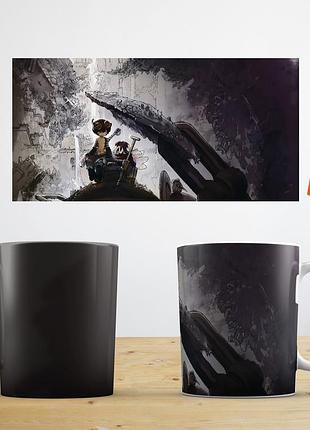 Термокрупка чашка хамелеон аниме «made in abyss» сделанный в бесдне чашка abc