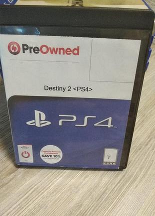 Диск с игрой destiny 2 на ps4