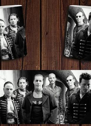 Чашка белая керамическая "rammstein" рамштайн abc