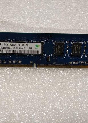 Оперативна пам'ять 2gb hynix 2rx8 ddr3-1333mhz pc3-10600u (intel/amd)