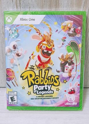 Диск з грою rabbids party of legends до xbox one/series x / новий