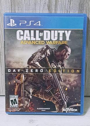 Диск с игрой call of duty: advanced warfare для sony playstation 4 (ps4)