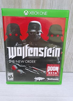 Диск з грою wolfenstein: the new order до xbox one