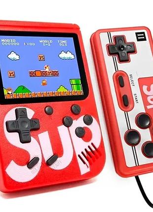 Ігрова консоль приставка sup 8 bit з джойстіком abc червона