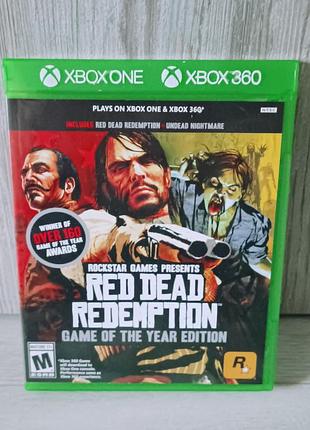 Диск з грою the red dead redemption: game of the year edition + undead nightmare до xbox 360 - xbox one - xbox series x